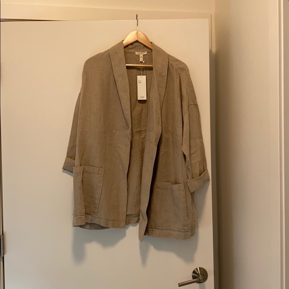 Eileen Fisher linen jacket